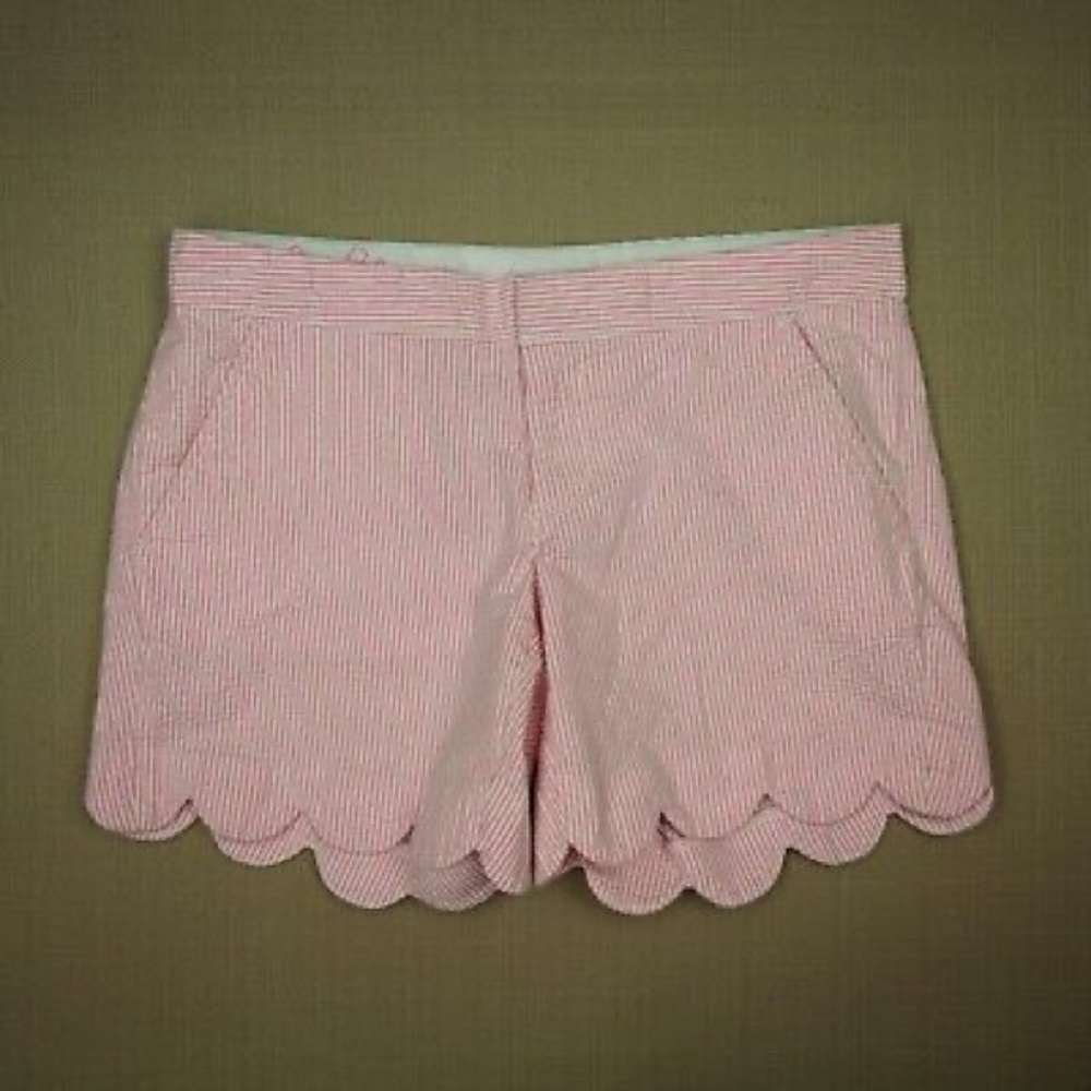 Lilly Pulitzer buttercup seersucker shorts